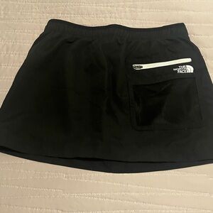 The North Face Black Skort with Zip Mesh Pocket